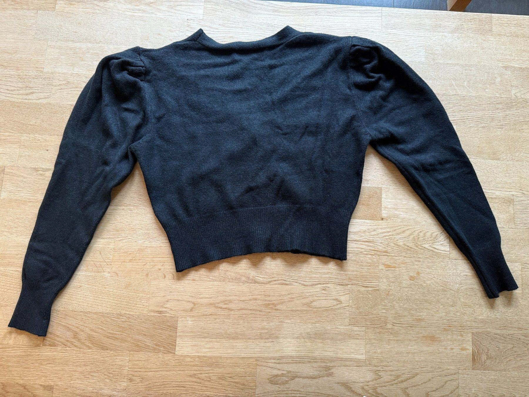 Maglioni & Felpe: Mädchen - Oversized Crop-Top-Pullover - Shwarz - superweich – Usato da Fällanden venduto da CapShop 6