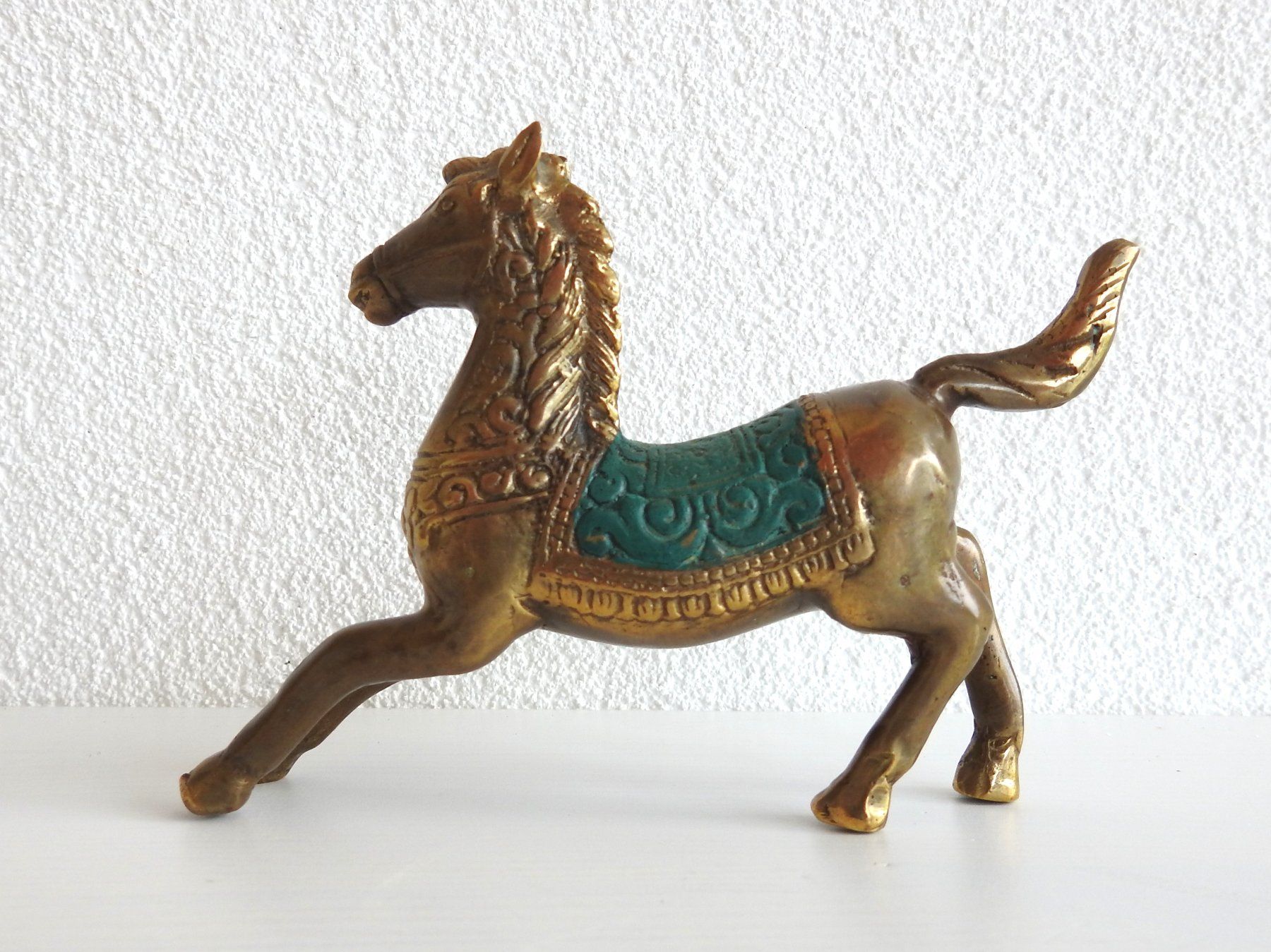 Figurines: Messingfigur Pferd – D'occasion à Büttenhardt par LexyMara 1