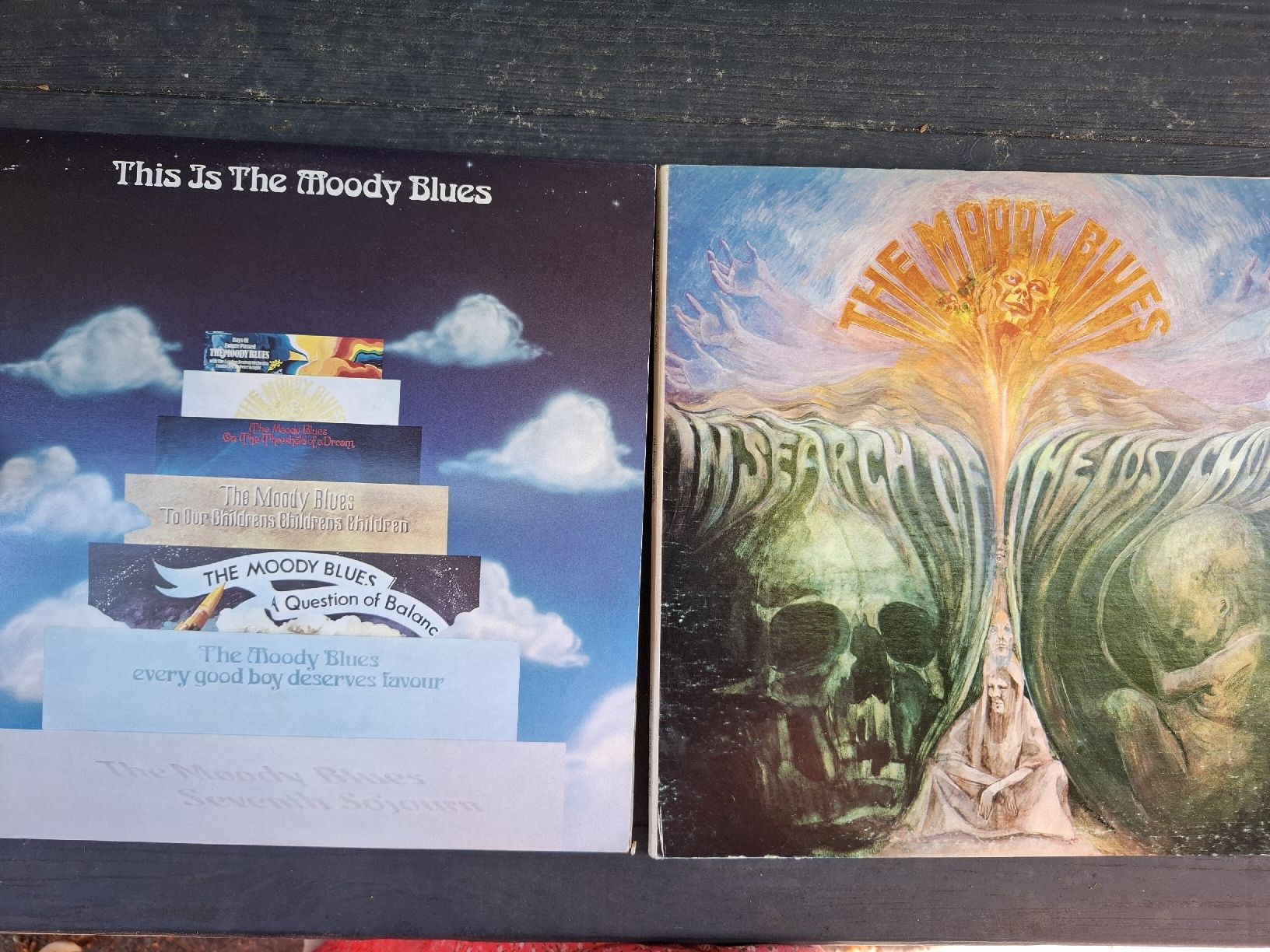 Vinyles: 2 Vinyles Moody Blues – D'occasion à Chernex par delfafine