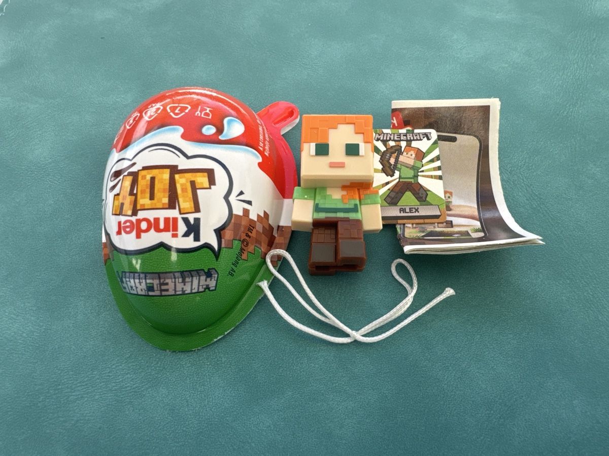Statuette: Minecraft Kinder JoyAlex "ohne Kinderjoyschale" – Nuovo e nell'imballaggio originale da Giffers venduto da cam_mb92