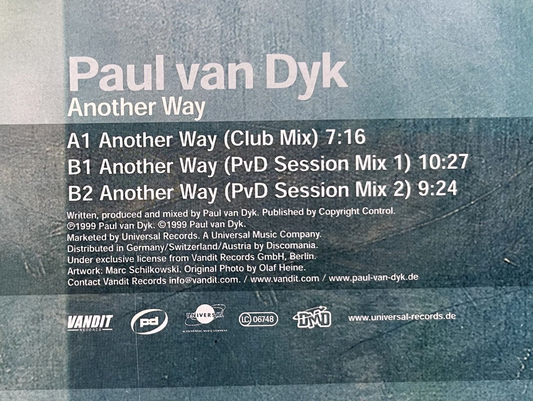 Dischi in vinile: Paul van Dyk – Another Way - Vinyl – Usato da Oftringen venduto da vuc_frq6 2