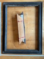 2 antike, grosse, breite Rahmen, mit breitem Profil