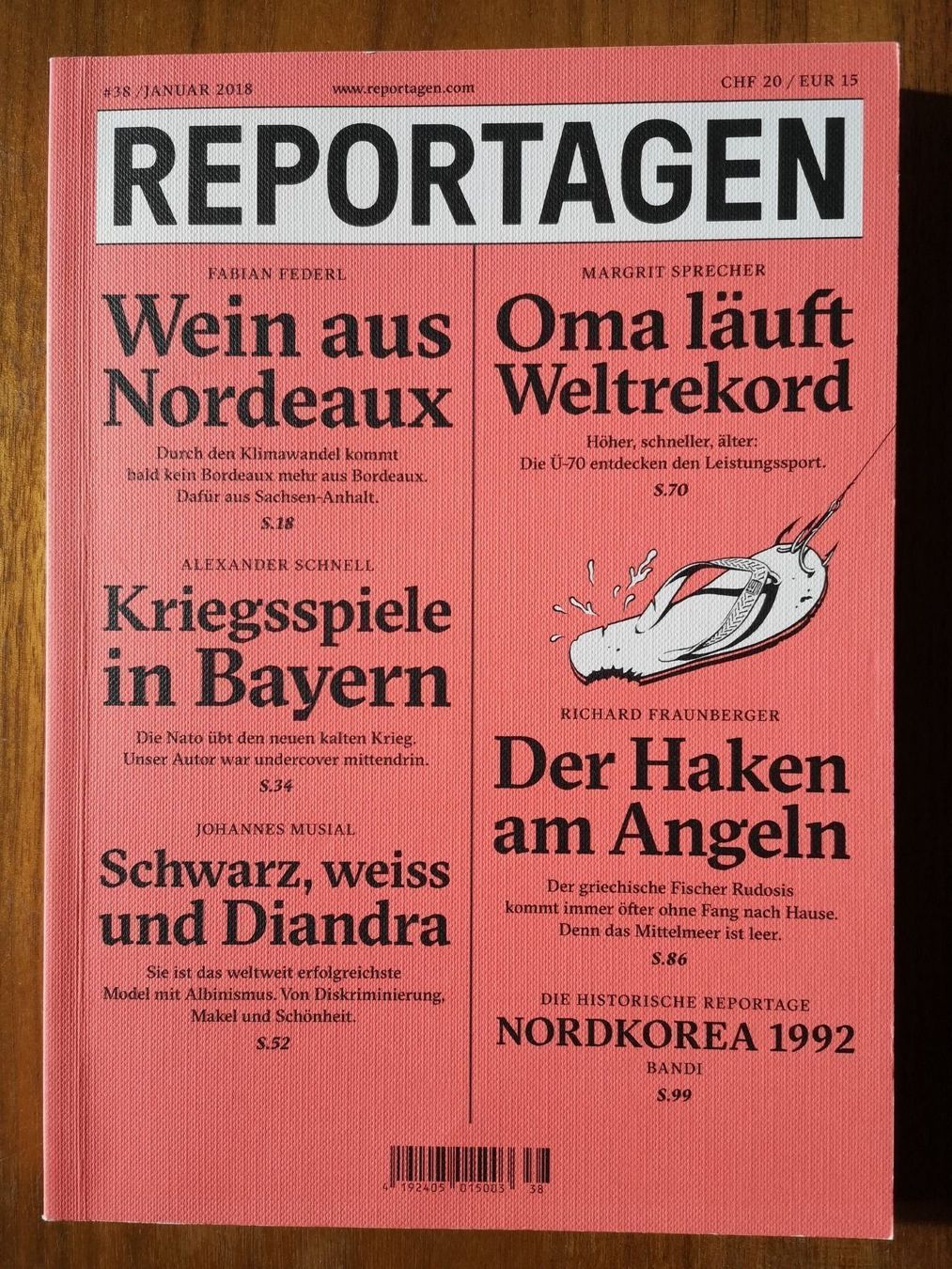 Riviste & Magazine: Reportage Nr. 38 – Usato da Luzern venduto da Luegg21