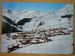 AK Sedrun mit Piz Badus