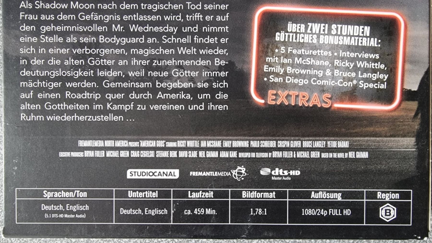 Tutti i DVDs: Blu Ray - American Gods / 1. Staffel – Usato da Oetwil am See venduto da fineli2 1