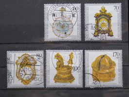 BRD 1992 Kostbare alte Uhren gest.