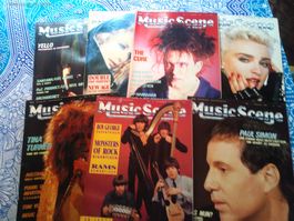 MUSIC SCENE - 7 Hefte - CH 1987 - Szene Schweiz - YELLO Cure