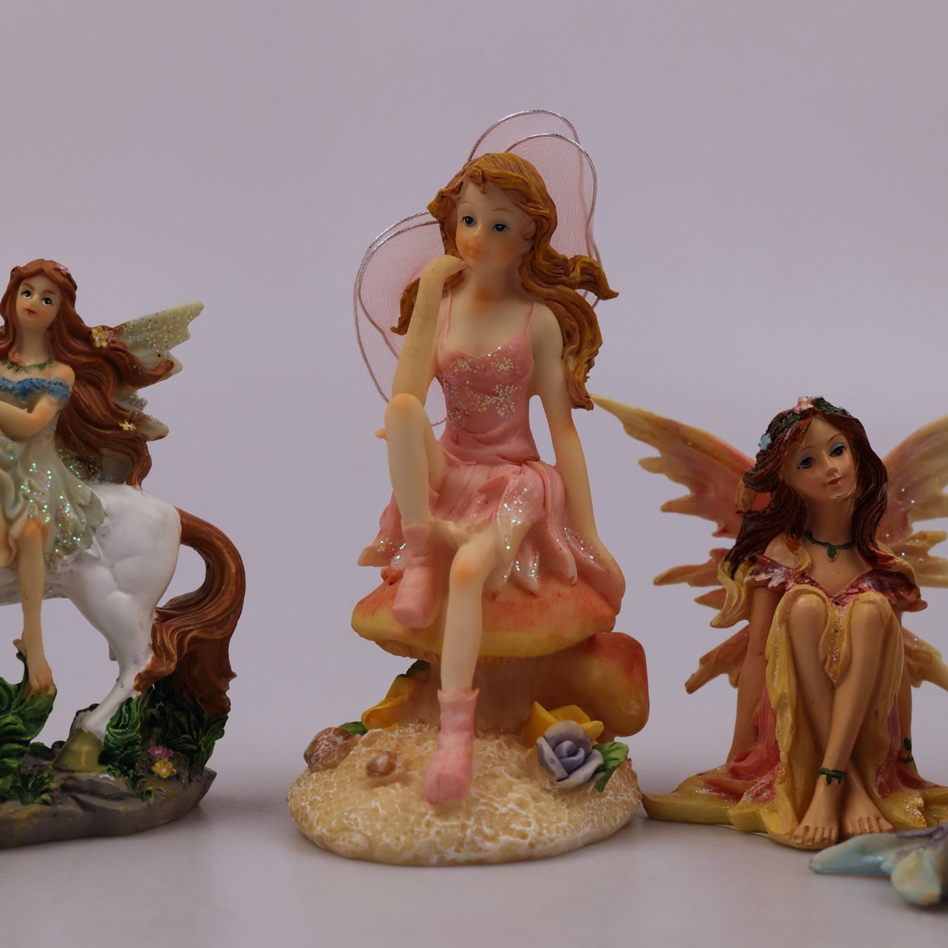 Statuette: Fantasie Feen Figuren mit Glitzer – Usato da Volketswil venduto da brockipfannenstil 4