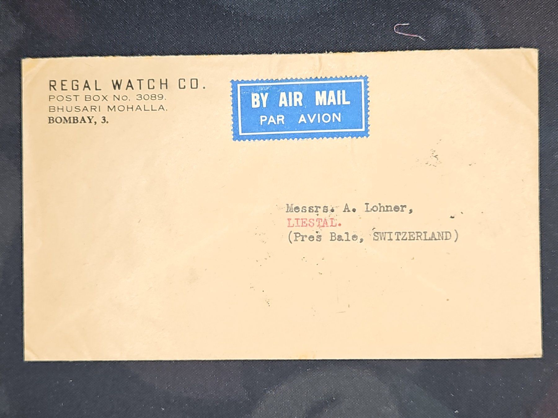 Tutti i francobolli: CL25 Enveloppe + Timbre Inde 1950 – Usato da Cousset venduto da Patrick_Collections 1