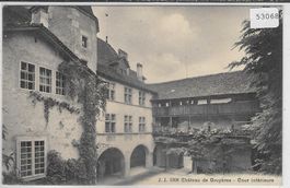 Gruyeres - Le Chateau - Cour interieure
