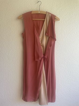 Robe Liu Jo rose et beige sans manches bon état