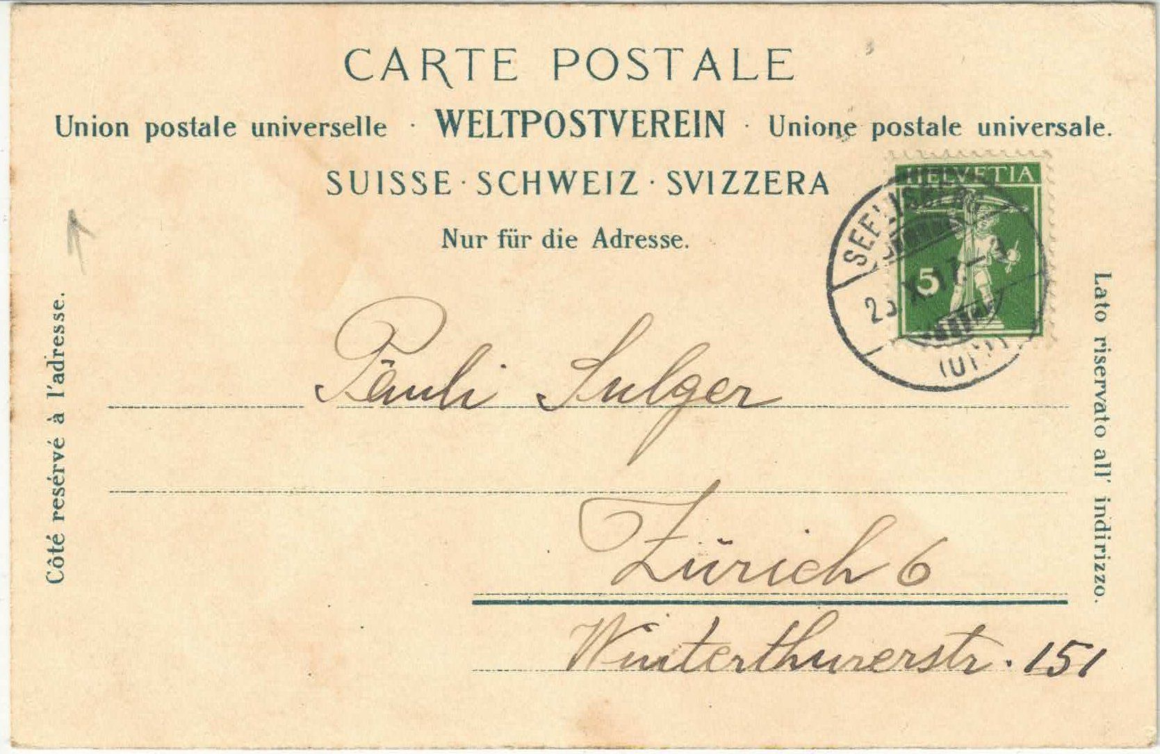 Cartoline postali: Kurhaus Schönegg - Vierwaldstättersee – Usato da Ettingen venduto da Kartenplanet 1