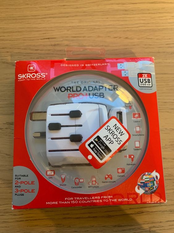 Skross Pro Plus USB World Adapter - Cool Tools