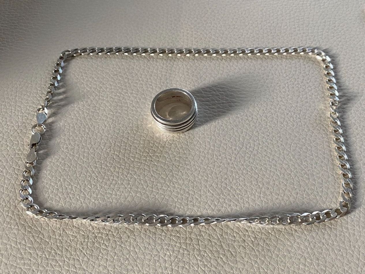 Altri gioielli: Silber 950 Schmuck (Ring und Kette) – Usato da Bachenbülach venduto da Dr.Peters 2