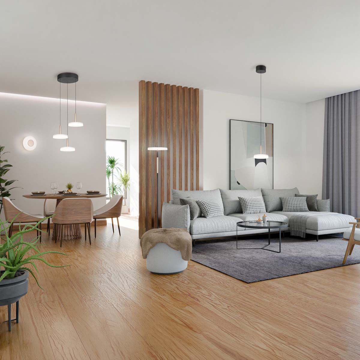 Lampade: LED Stehleuchte, Dimmer, 160 cm Höhe – Nuovo (secondo la descrizione) da Kreuzlingen venduto da Smart-Light 1