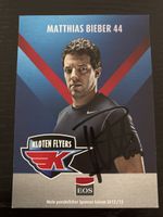 Signierte Autogrammkarte Matthias Bieber EHC Kloten Flyers