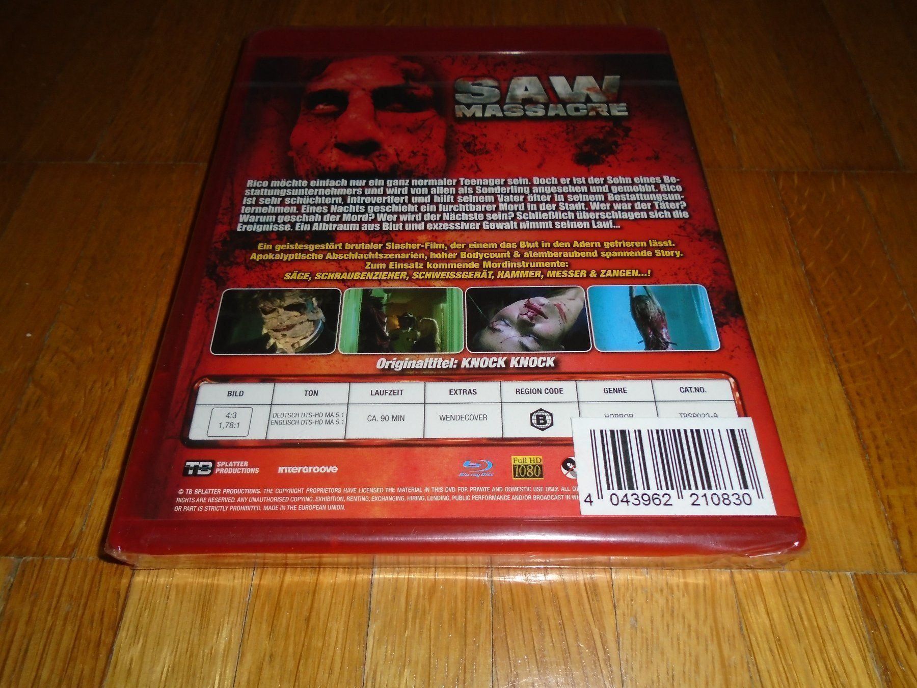 Alle DVDs: Saw Massacre - BLU-RAY - UNCUT – Neu und originalverpackt aus Basel von havsok 1