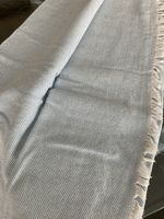 Eskimo Kuscheldecke, hellblau gestreift, 130 x 160 cm