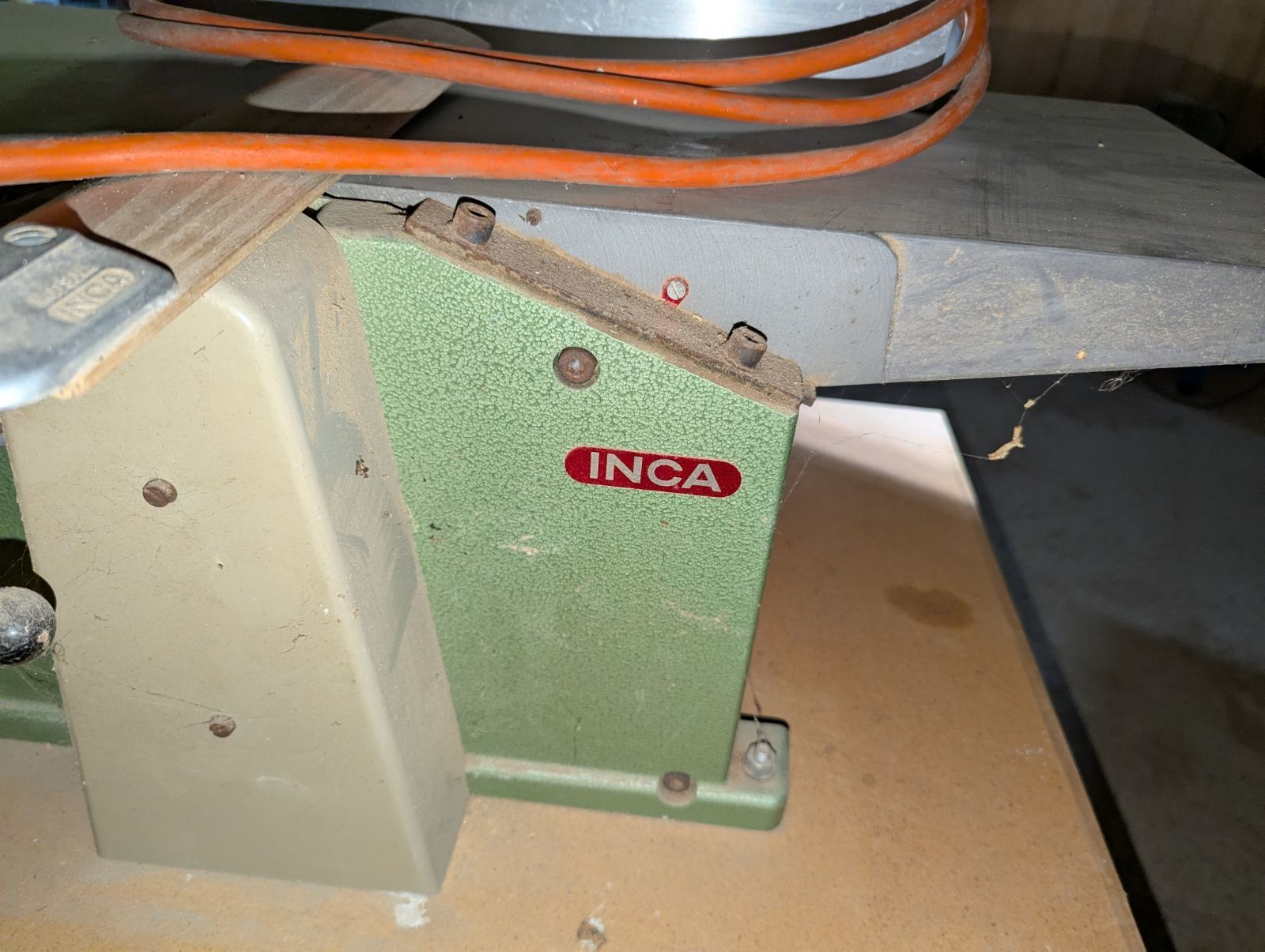 Abricht-Dickenhobelmaschine INCA auf Untergestell gebraucht (Gebraucht ...