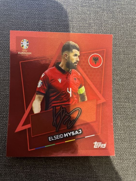 Topps Elseid Hysaj Euro 2024 Sticker (Neu (gemäss Beschreibung)) in für ...