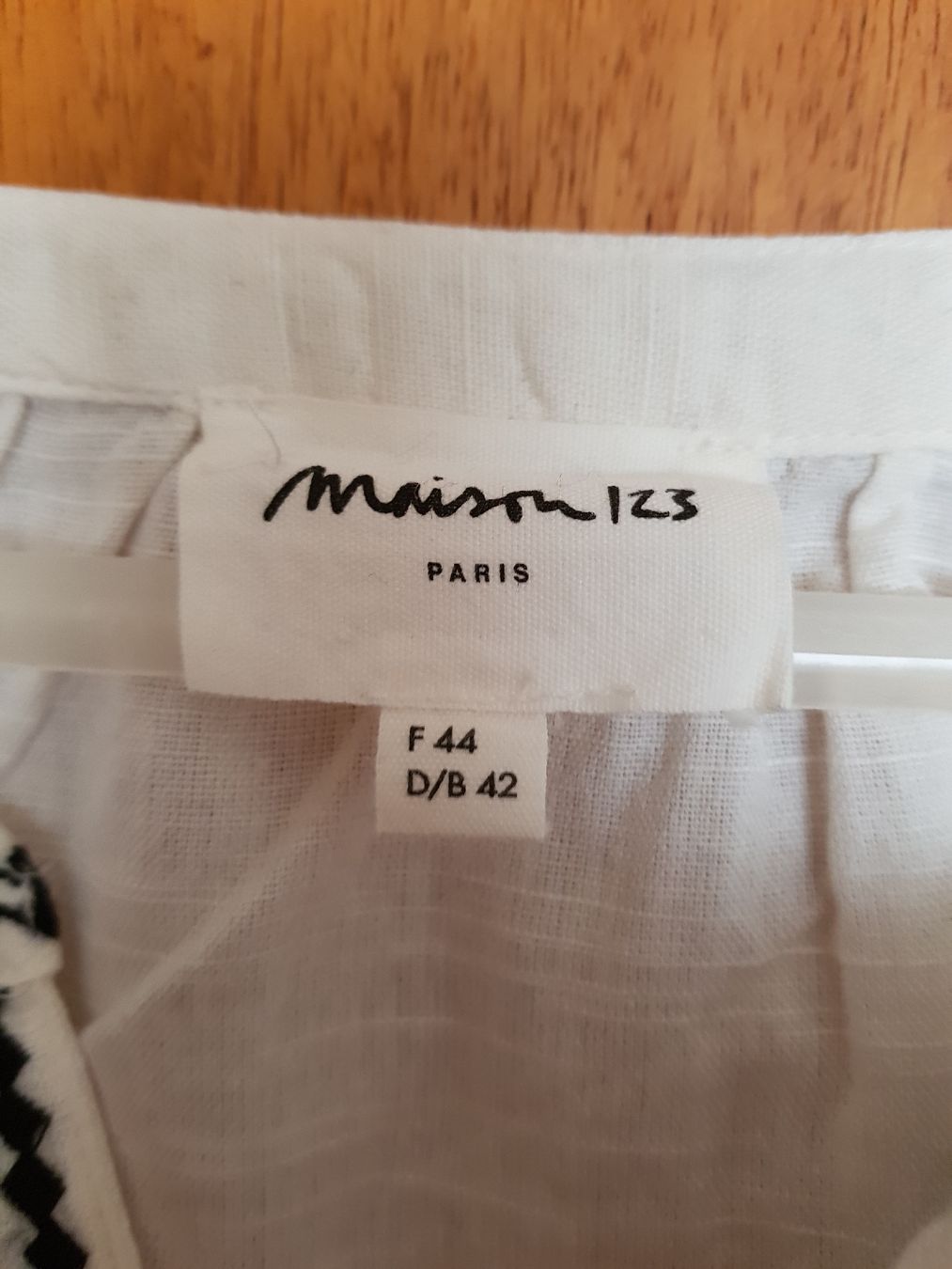 Maison 123 Top: Blouse Maison 123 Broderie T42 – Nuovo (secondo la descrizione) da Veyrier venduto da sosozizou 1