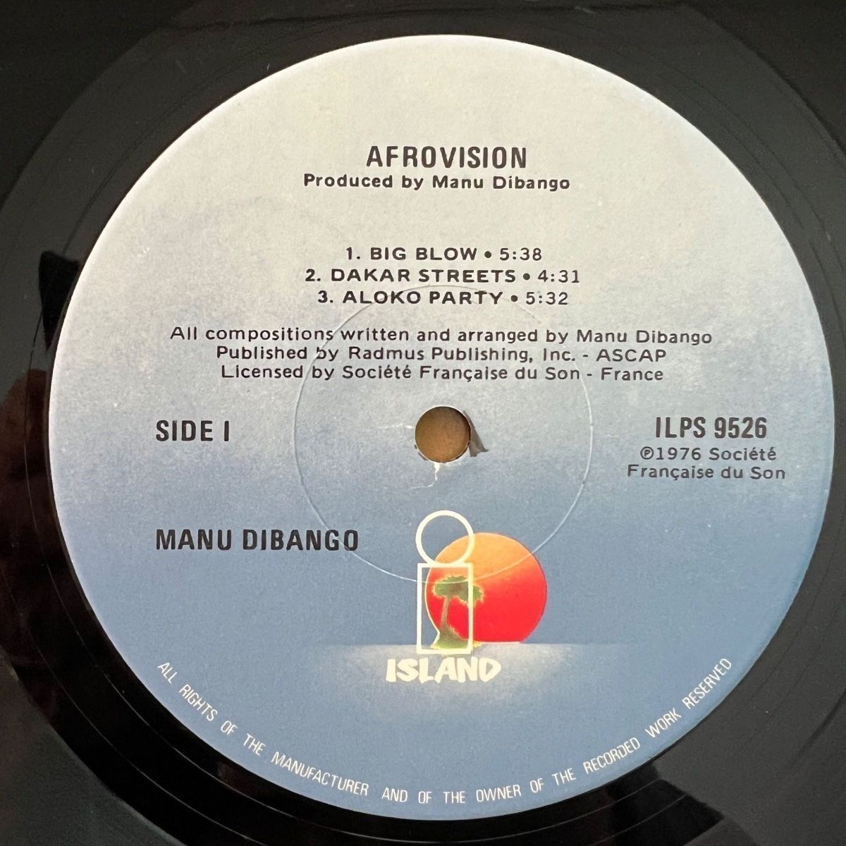 Schallplatten: Manu Dibango - Afrovision / 1. UK-Press. 1976 - TOP – Gebraucht aus Gais von soundcave57 3