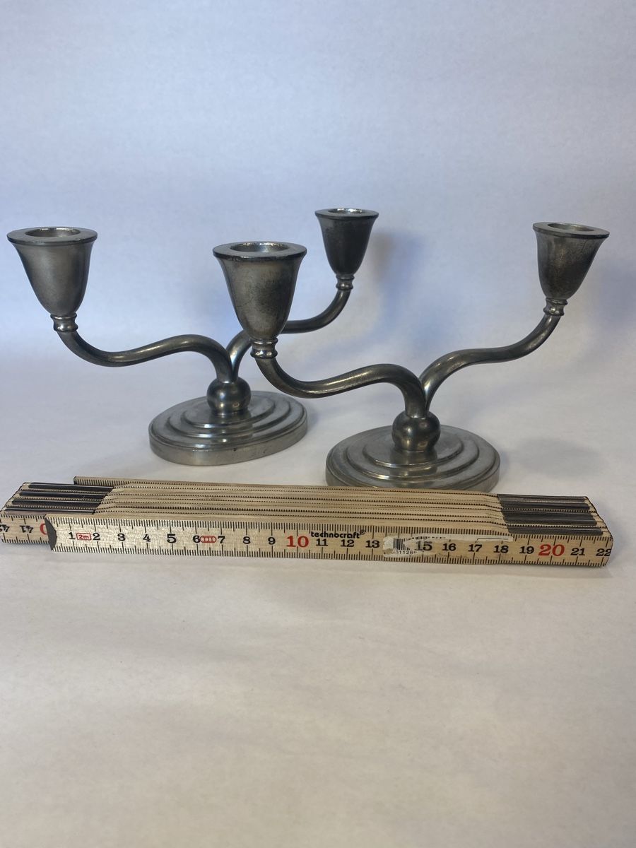Portacandele: Just Andersen Kerzenständer 1930/40 – Usato da Zürich venduto da ARTino 3