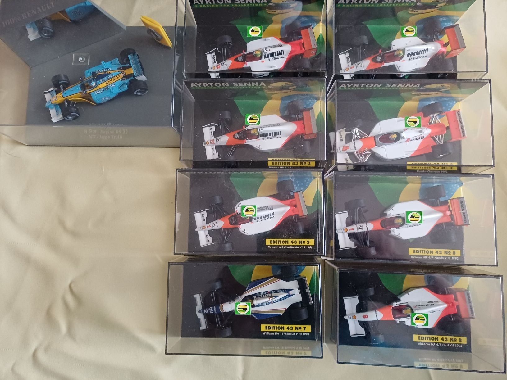 Lotus Modellini d'auto: collection Ayrton Senna racing – Nuovo e nell'imballaggio originale da Chateau d' Oex venduto da Dodom 5
