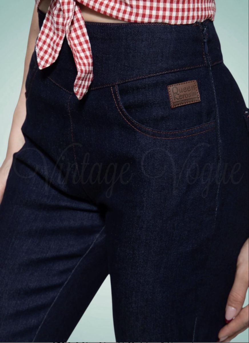 Jeans: ROCKABILLY DAMEN JEANS CAPRI HOSE – Neu und originalverpackt aus Thun von Kleinee_L 2
