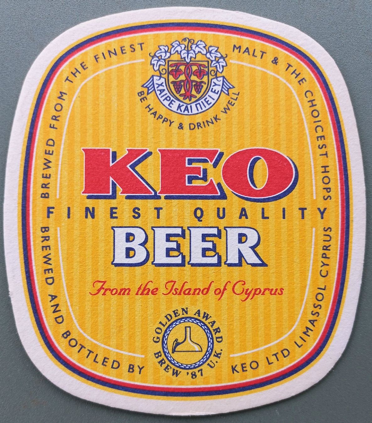Sottobicchieri: Bierdeckel - KEO Beer CY - Zypern – Usato da Niederuzwil venduto da lubimaja