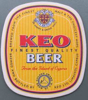 Bierdeckel - KEO Beer CY - Zypern