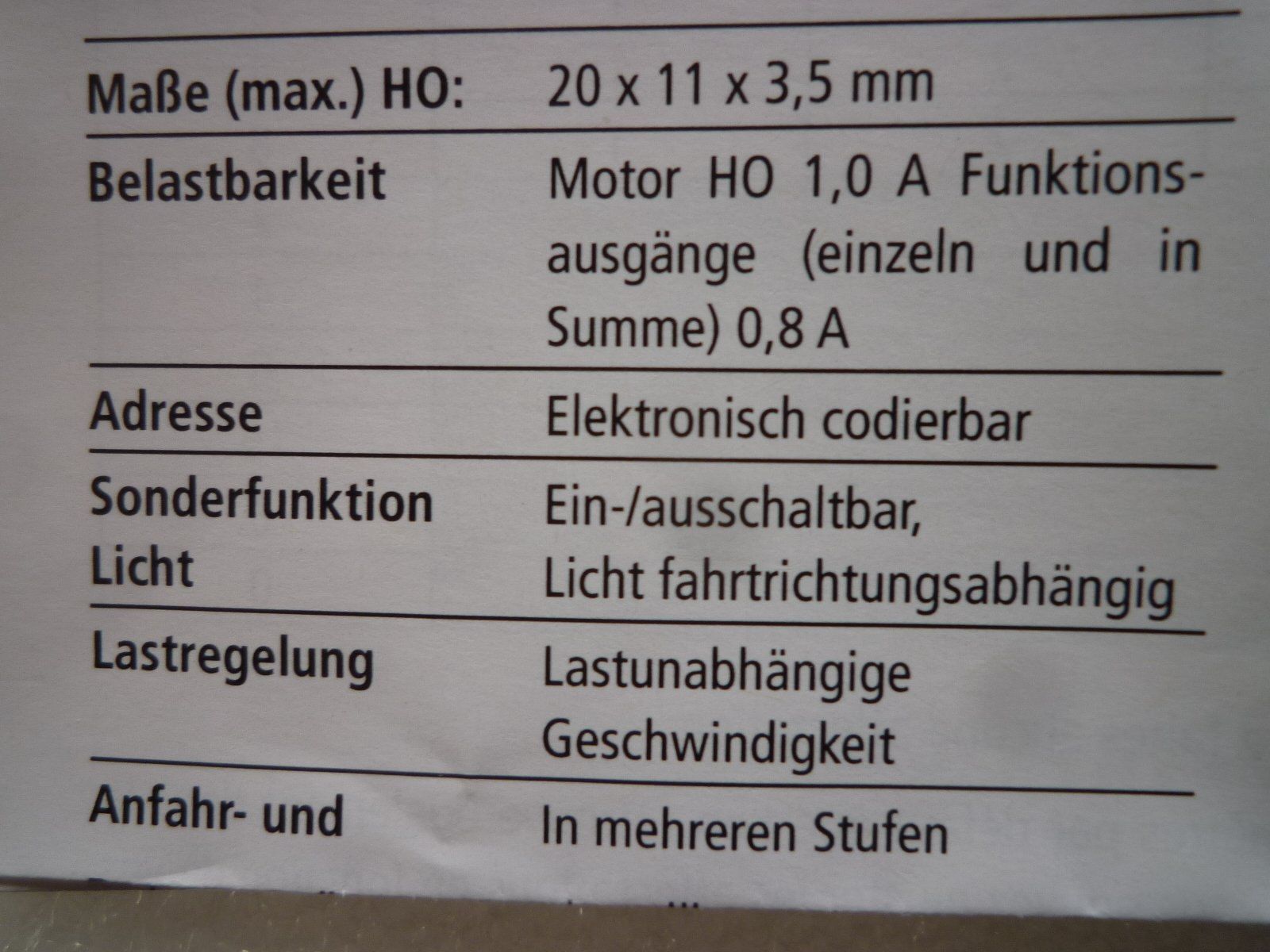 Fleischmann Modellini di ferrovie: Fleischmann 687403 Dekoder DCC auch für Motorola – Nuovo e nell'imballaggio originale da Chevenez venduto da Railpassion 1