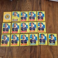 Panini Fussball Sticker Schottland 16 Stk