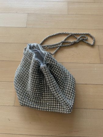 sac de soirée brillant 15 x 15 cm