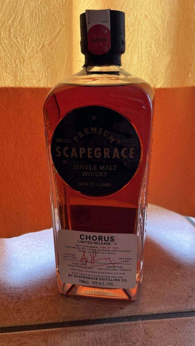 Bevande alcoliche: Scapegrace Chorus Limited Release II, Single Malt 70cl – Nuovo e nell'imballaggio originale da Altenrhein venduto da ILAHandel 1