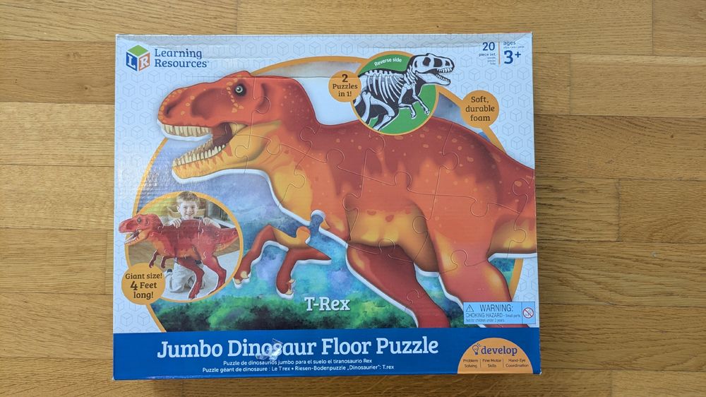 Jumbo Dinosaur Floor Foam Puzzle (Neu (gemäss Beschreibung)) in ...