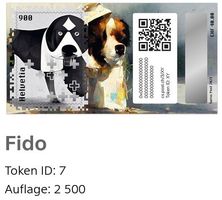 Swiss Crypto Stamp 3.0 ID 7 "Fido" mit NFT