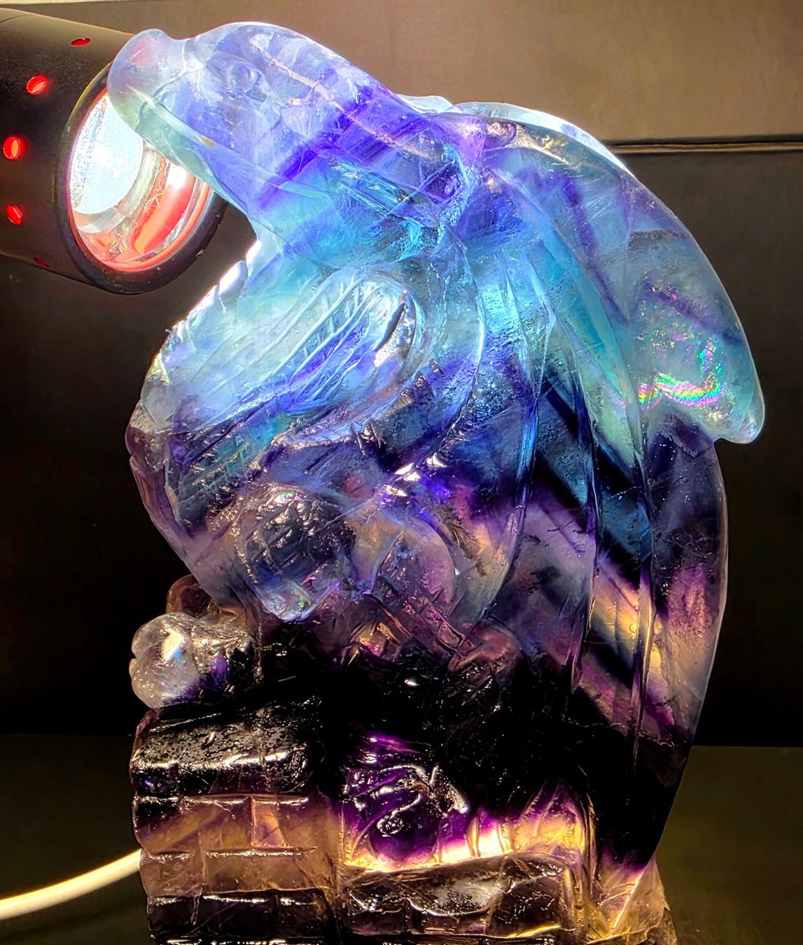 Minerali & Pietre curative: Mystischer hochwertiger Fluorit Drache D 740g – Nuovo (secondo la descrizione) da Matzingen venduto da Shay_Crystalz 4
