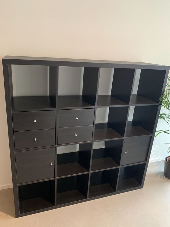 IKEA Kallax Regal 4x4, schwarz Kaufen auf Ricardo