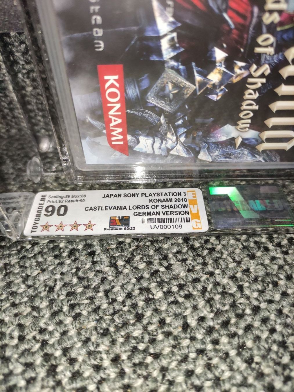 Sony Giochi: PS3 Castelvania 90 er Grading Wertung EGV Grading – Nuovo e nell'imballaggio originale da Dinhard venduto da seuzacher 1