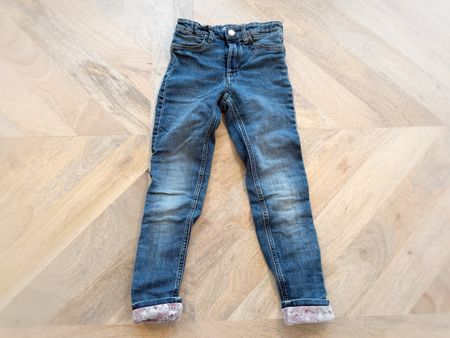 Gefütterte Mädchen Jeans von H&M, Gr. 128