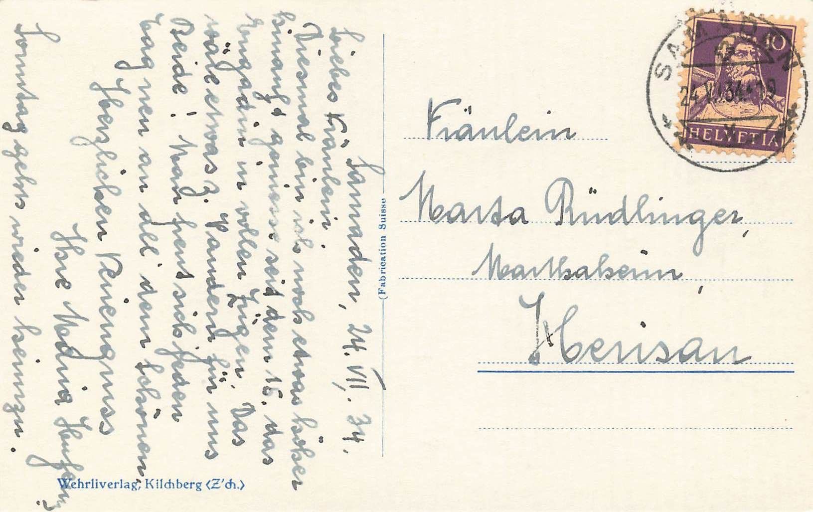 Cartes postales: Schiefer türm in St. Moritz – D'occasion à Biasca par Blenio71 1