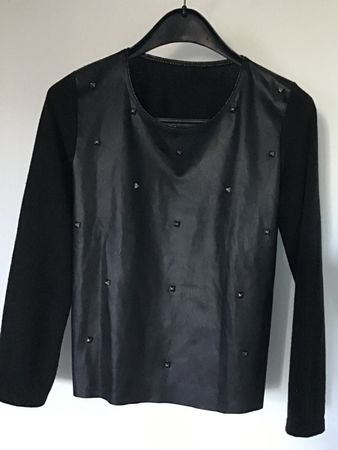 Pullover Lederimitat m.Nieten COOLEST FASHION