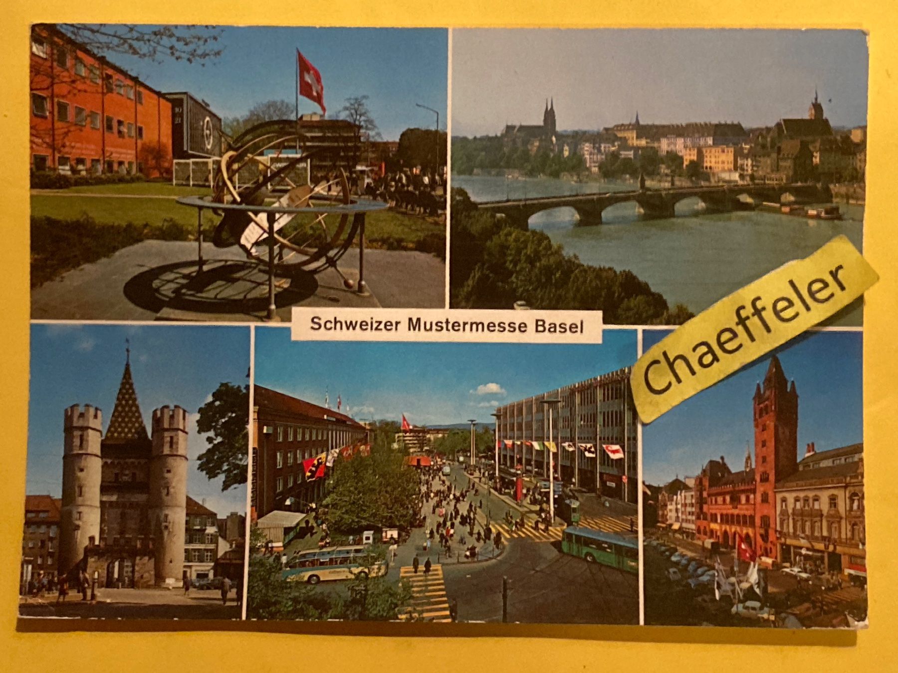Ansichtskarten: Schweizer Mustermesse Basel. FELDPOST – Gebraucht aus Zürich von Chaeffeler
