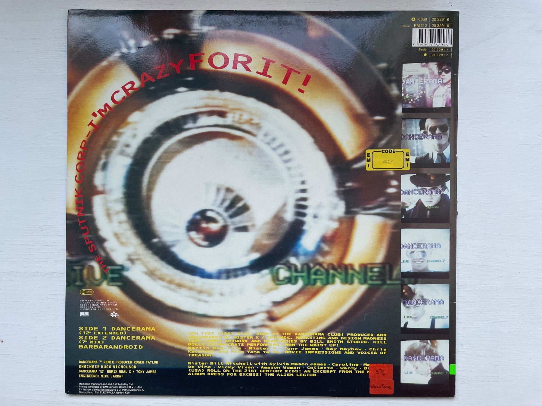 Dischi in vinile: Sigue Sigue Sputnik - Dancerama - 12" Maxi, 1989 – Usato da Zürich venduto da Andy_t71 1