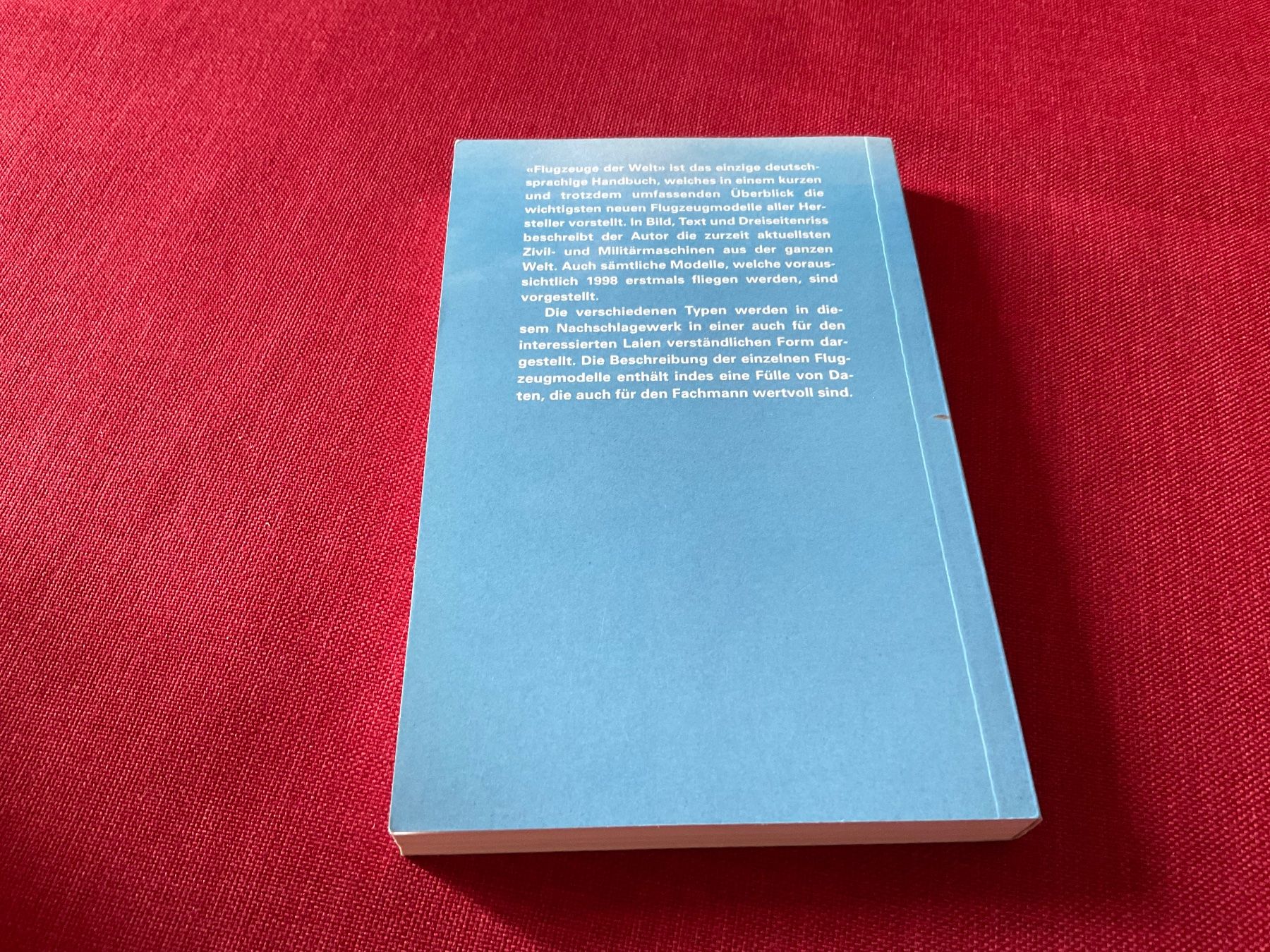 Libri: Flugzeuge der Welt,  Claudio Müller, 1998 – Usato da Lugano venduto da Persepolis 2