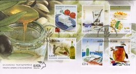 Griechenland FDC 2008 - Traditionelle griechische Produkte