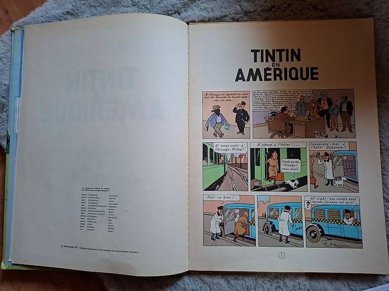 Fumetti: Tintin en Amérique édition 1966 – Usato da Vernayaz venduto da vandouest 1