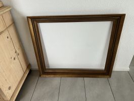 Goldener Vintage Bilderrahmen, Antik Grösse 92x79; 79,5x65,5