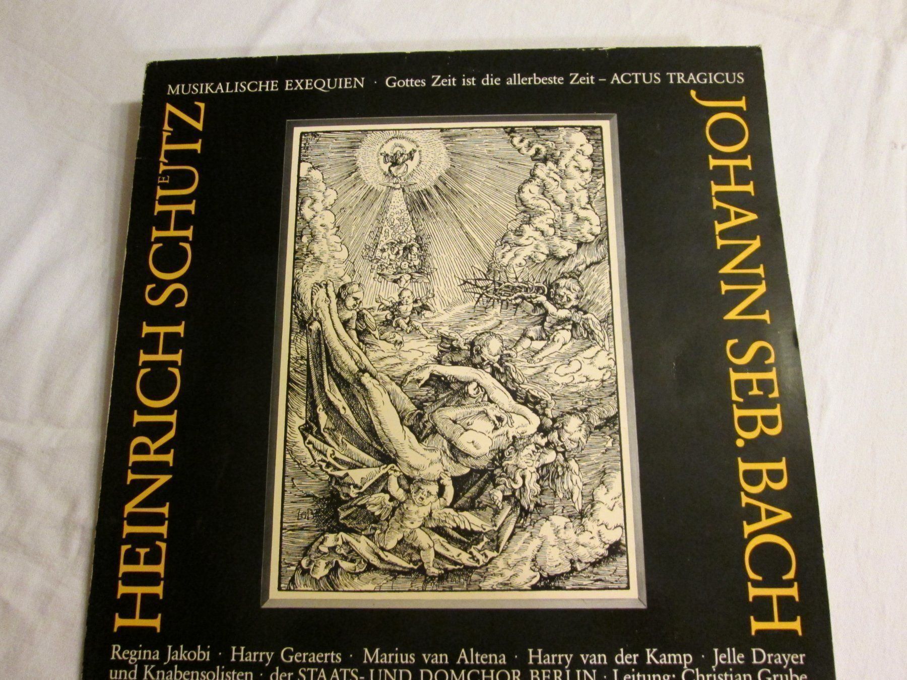 Dischi in vinile: Disque Vinyle Heinrich Schütz & J.S.Bach – Usato da la Chaux-de-Fonds venduto da Lampe